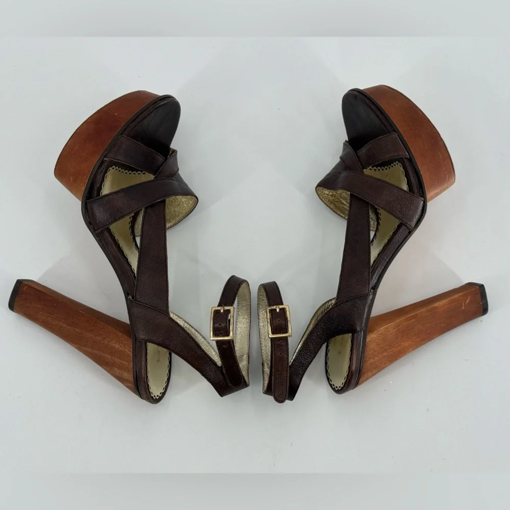 Vintage Y2K Bebe Platform Heels Platform Sandals 8‎